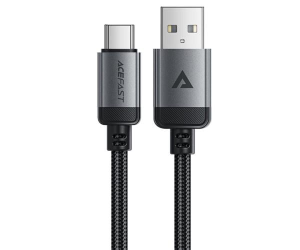 Кабель Data Acefast C20-04 USB-Type-C 1,2 м Black (066974316283782)