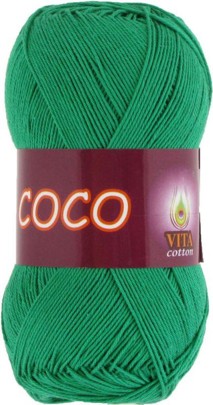 Пряжа Vita Cotton Coco 4311 зеленый (3388)