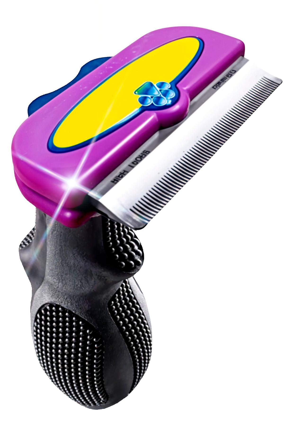 Фурминатор для кошек от шерсти BRS Purple (552917034)