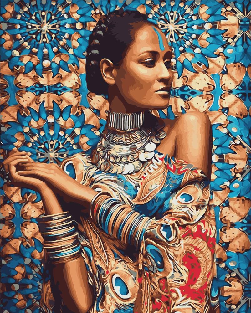 Картина за номерами ORIGAMI Жемчужина Індії 40х50 см (LW1318)