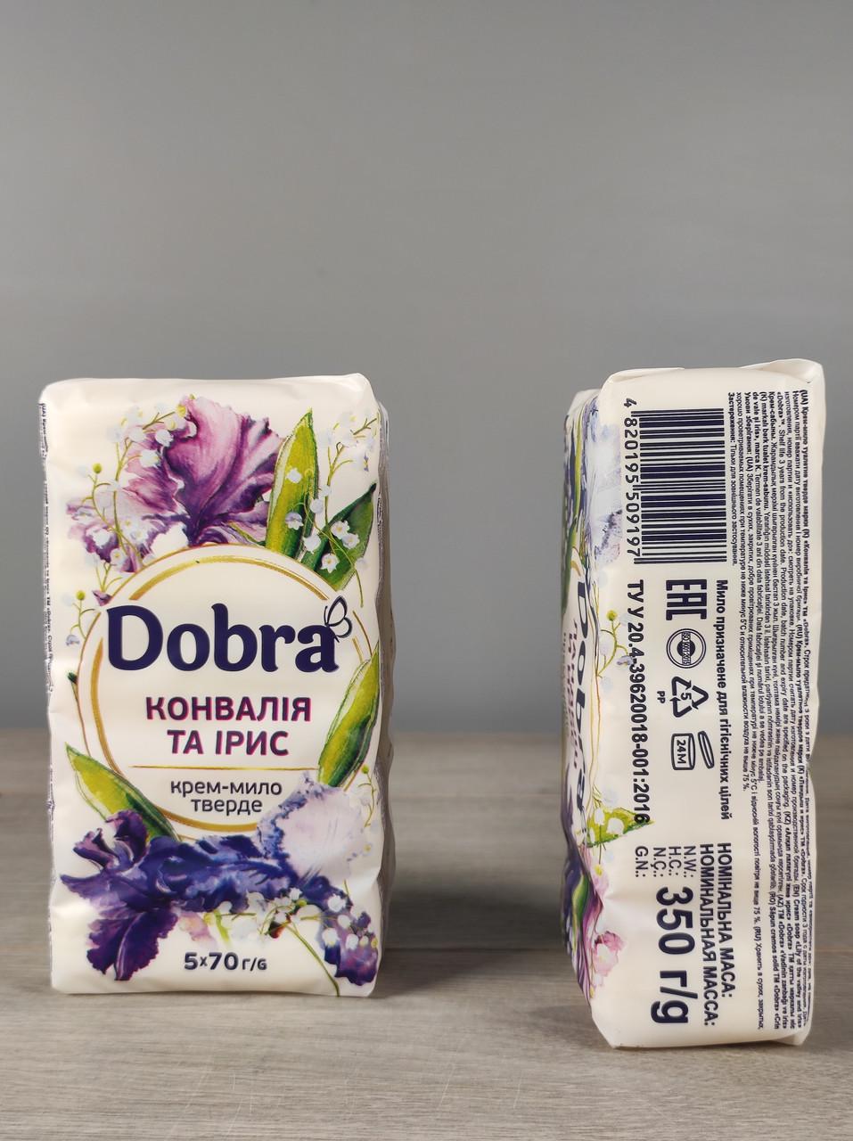 Мило тверде для всього тіла Dobra конвалія та ірис 350 г (1903301241) - фото 2