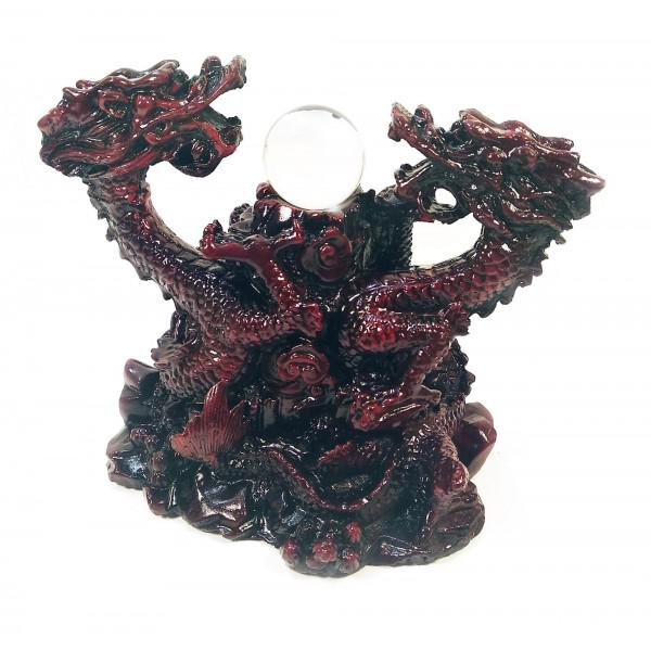 Статуетка Дракони з кришталевою перлиною (32078)