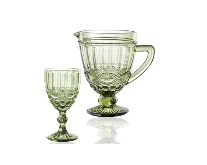 Набір для напоїв Elodia Вінтаж 6 шт. 340 мл та глечик 1,15 л