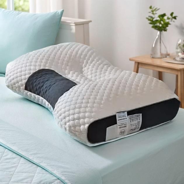 Подушка ортопедическая для сна и поддержки спины шеи позвоночника с эффектом памяти гипоаллергенная