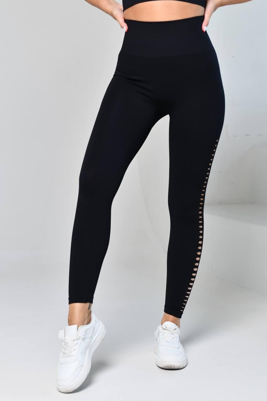 Лосины женские с эффектом утяжки L Черный (FS1683 L)