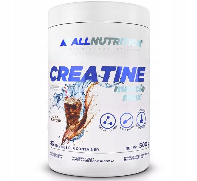 Креатин моногидрат AllNutrition Creatine Muscle Max с таурином Cola 500 g