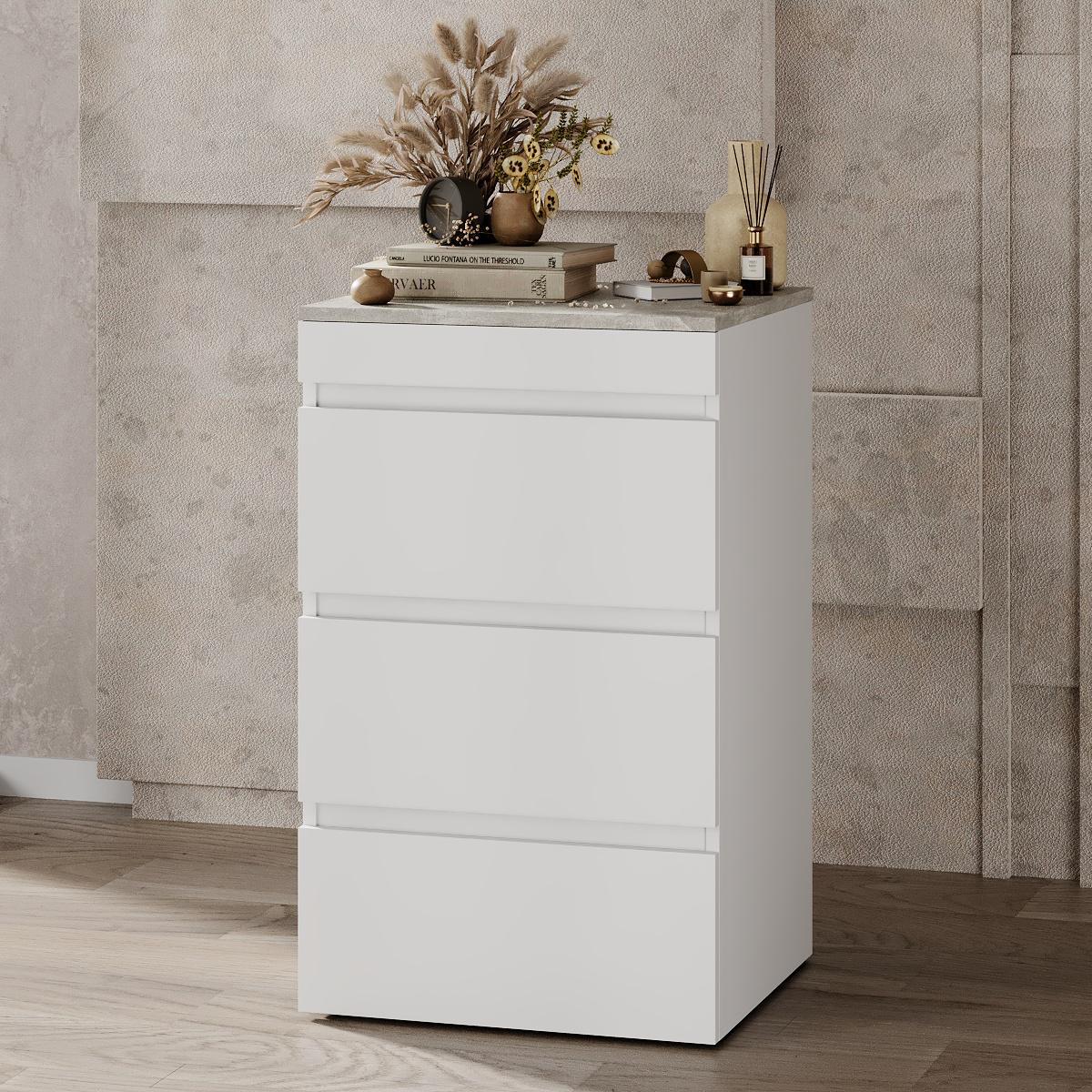 Стол комод-трансформер Molli 1400x450x756 мм Белый бриллиант/Ателье светлый (GATB01010400000) - фото 3 Стол комод-трансформер Molli 1400x450x756 мм Белый бриллиант/Ателье светлый (GATB01010400000) - фото 3