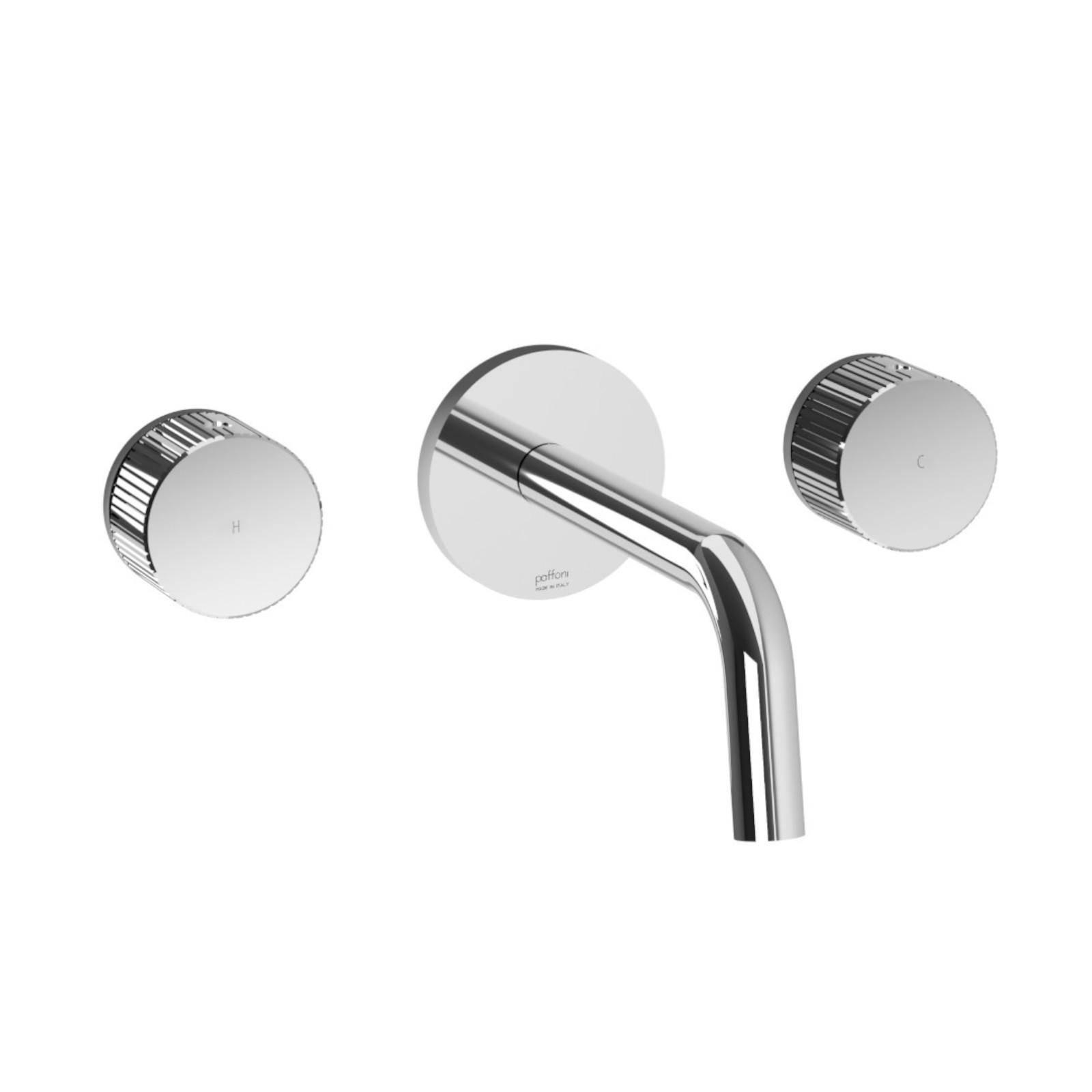 Смеситель для умывальника Paffoni JO JO008CR настенный двухвентильный Хром (143713)