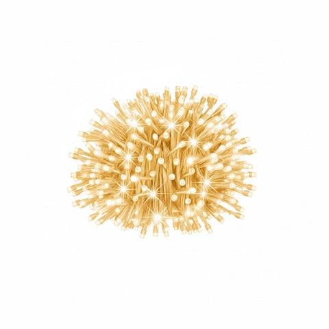 Елочные огни сосульки теплый белый свет 6 м IP44 с функцией вспышки 100 светодиодов