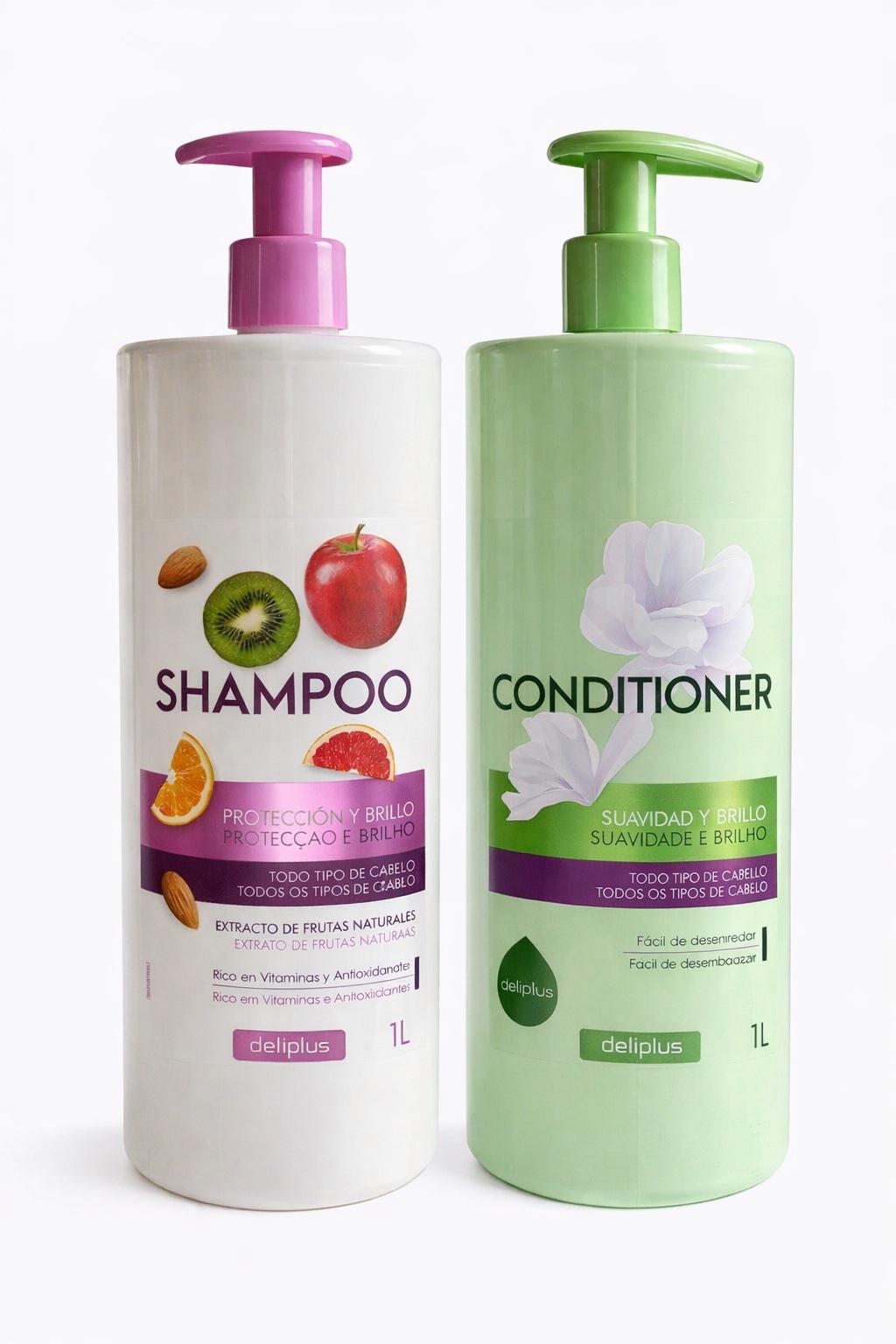 Набор по уходу за волосами Deliplus шампунь и кондиционер