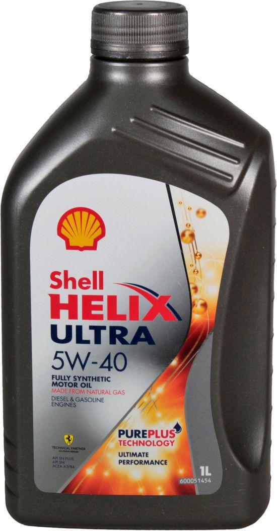 Моторное масло Shell Helix 5W-40 Ultra 1 л (1400980) - фото 1