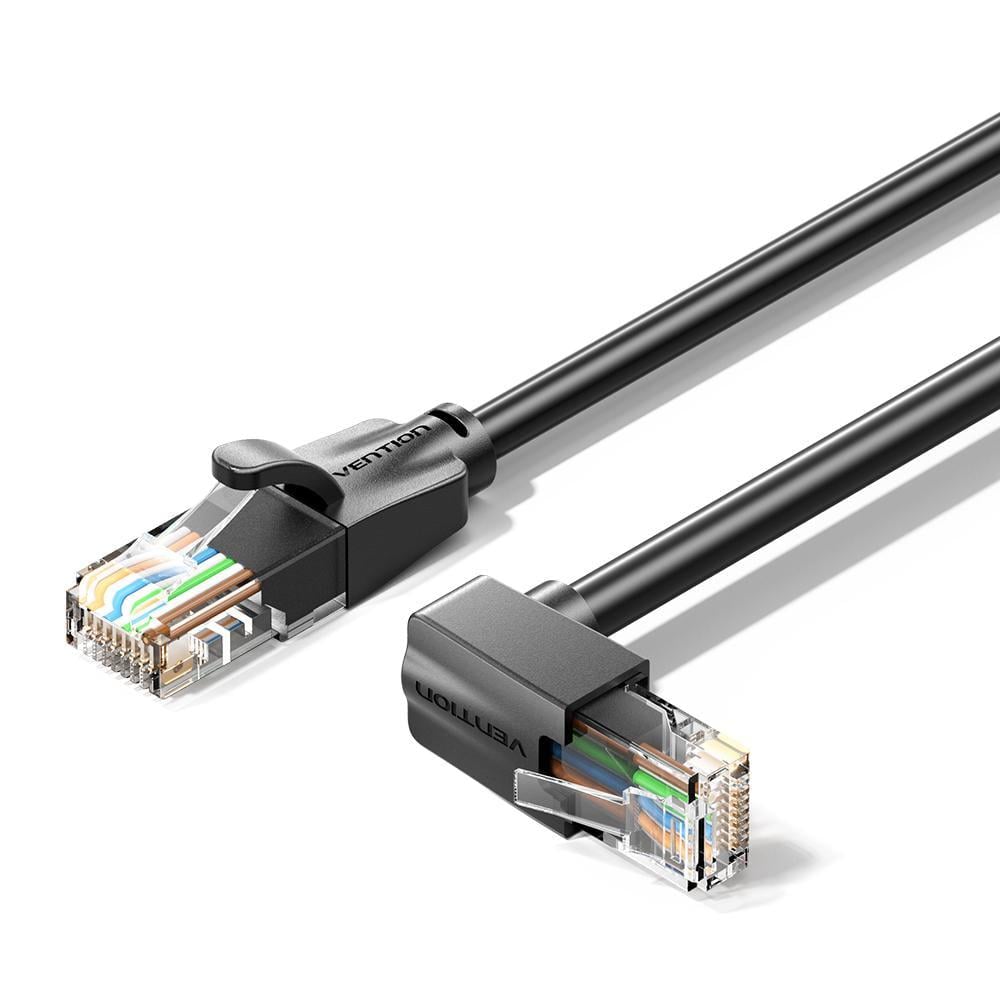 Патч-корд угловой Vention Cat.6 UTP 5 м Черный (IBWBJ)