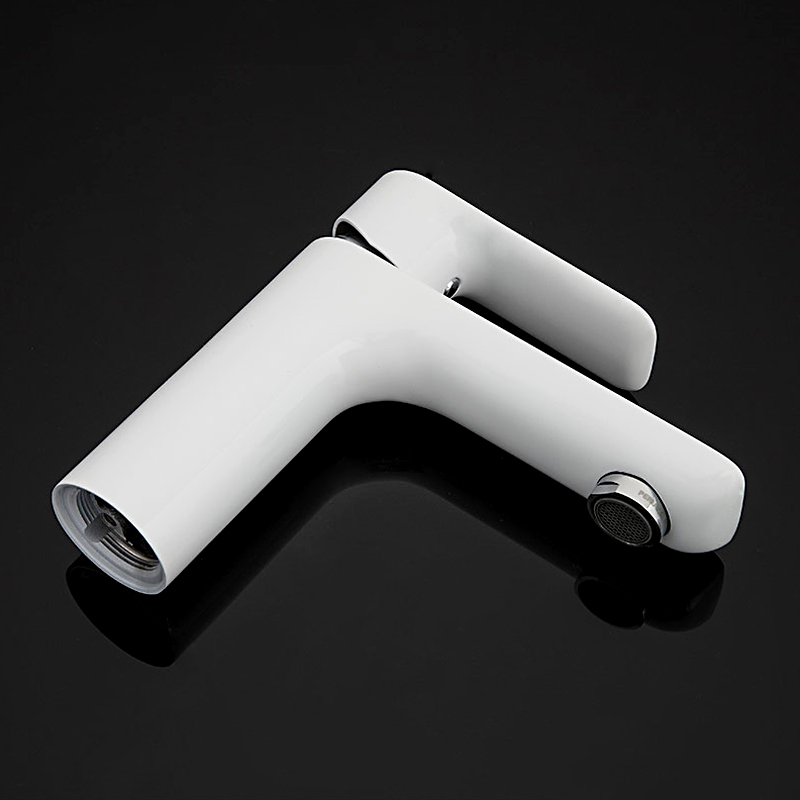 Смеситель для умывальника Gappo G1048 Белый/Хром (1034024) - фото 7 Смеситель для умывальника Gappo G1048 Белый/Хром (1034024) - фото 7