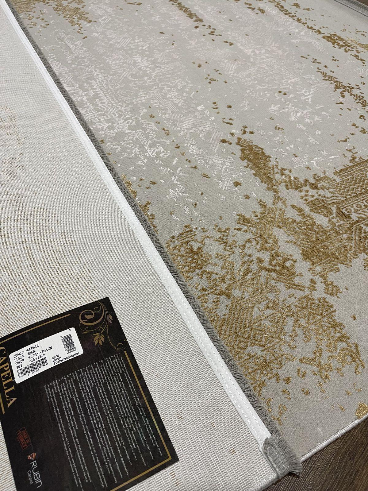Килим Capella 5997E 1,6х2,3 м Light Grey/Yellow (6380-12) - фото 10