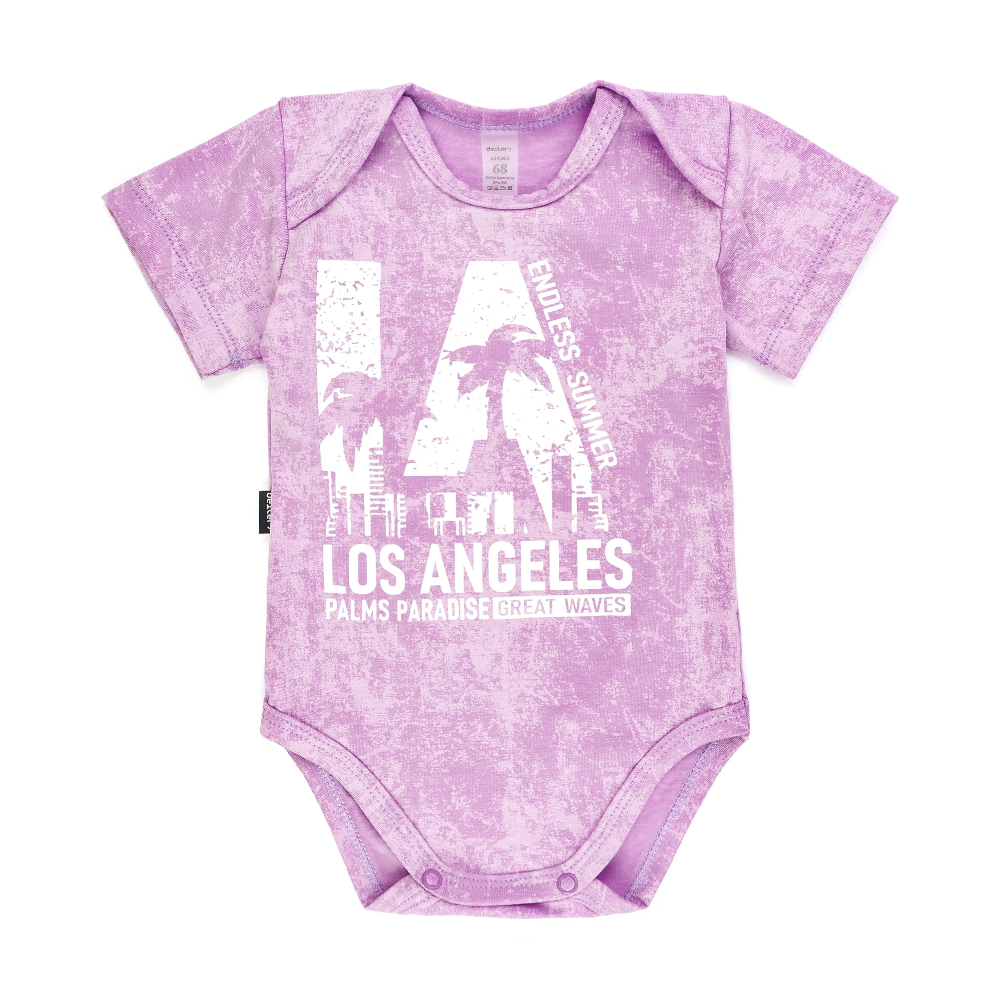 Боді-човник для немовлят Dexter's los angeles 86 см Бузковий (680a3030ecd93f7b0511c473) Боді-човник для немовлят Dexter's los angeles 86 см Бузковий (680a3030ecd93f7b0511c473)