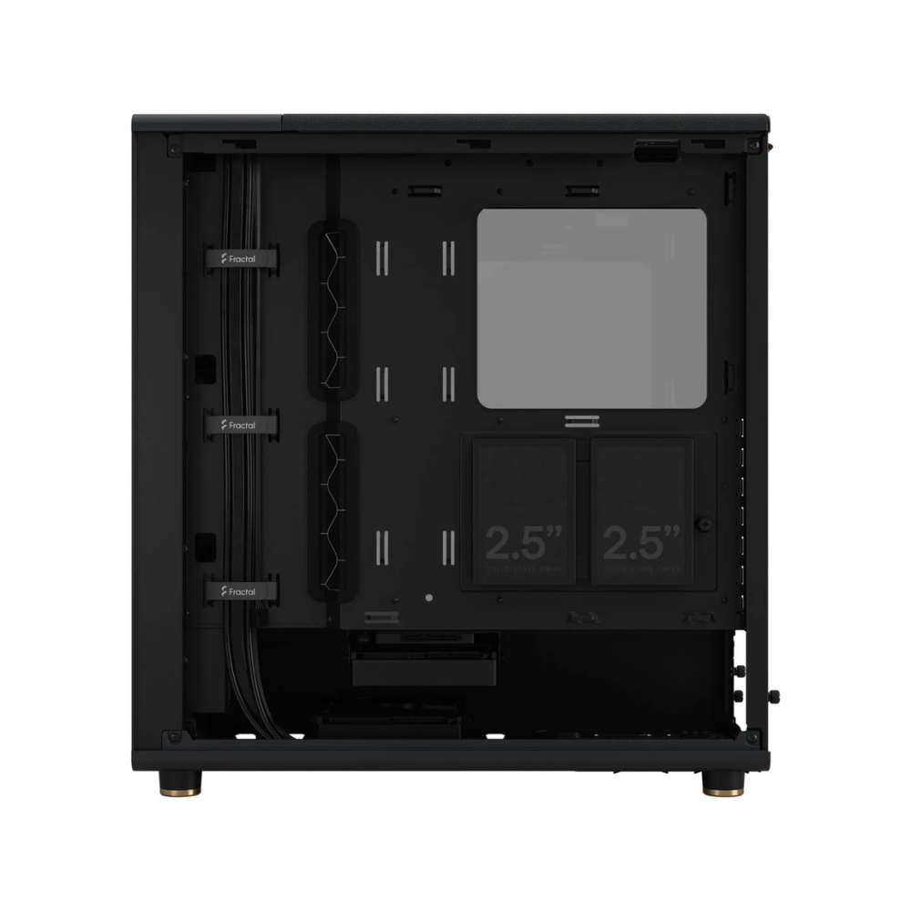 Корпус для комп'ютера Fractal Design North Charcoal TG Black PSU Black (FD-C-NOR1C-02) - фото 3