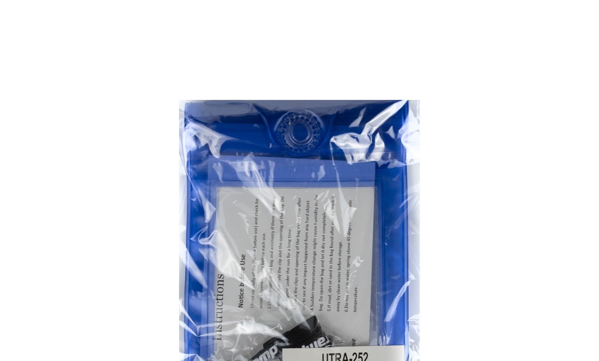 Гермопакет для мобильного телефона Tramp 11х21,5 см Синий (UTRA-252) - фото 4