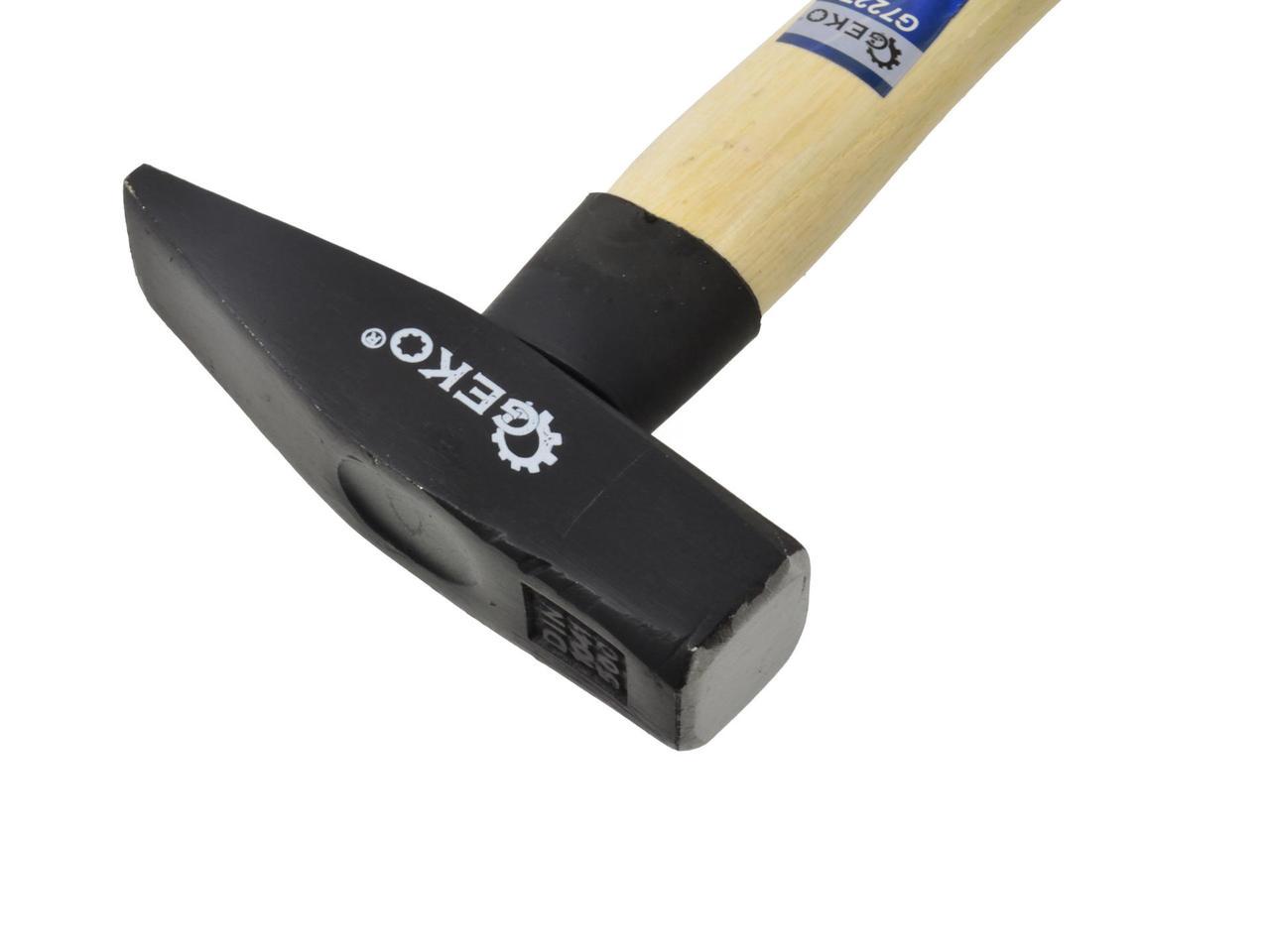 Молоток слюсара GeKo premium з дерев'яною ручкою 0,5 кг (G72274) - фото 2