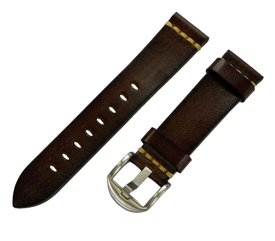 Кожаный ремешок Primolux C052B Steel buckle для часов Xiaomi Amazfit GTR 47 мм Dark Brown (1205862672) - фото 2 Кожаный ремешок Primolux C052B Steel buckle для часов Xiaomi Amazfit GTR 47 мм Dark Brown (1205862672) - фото 2