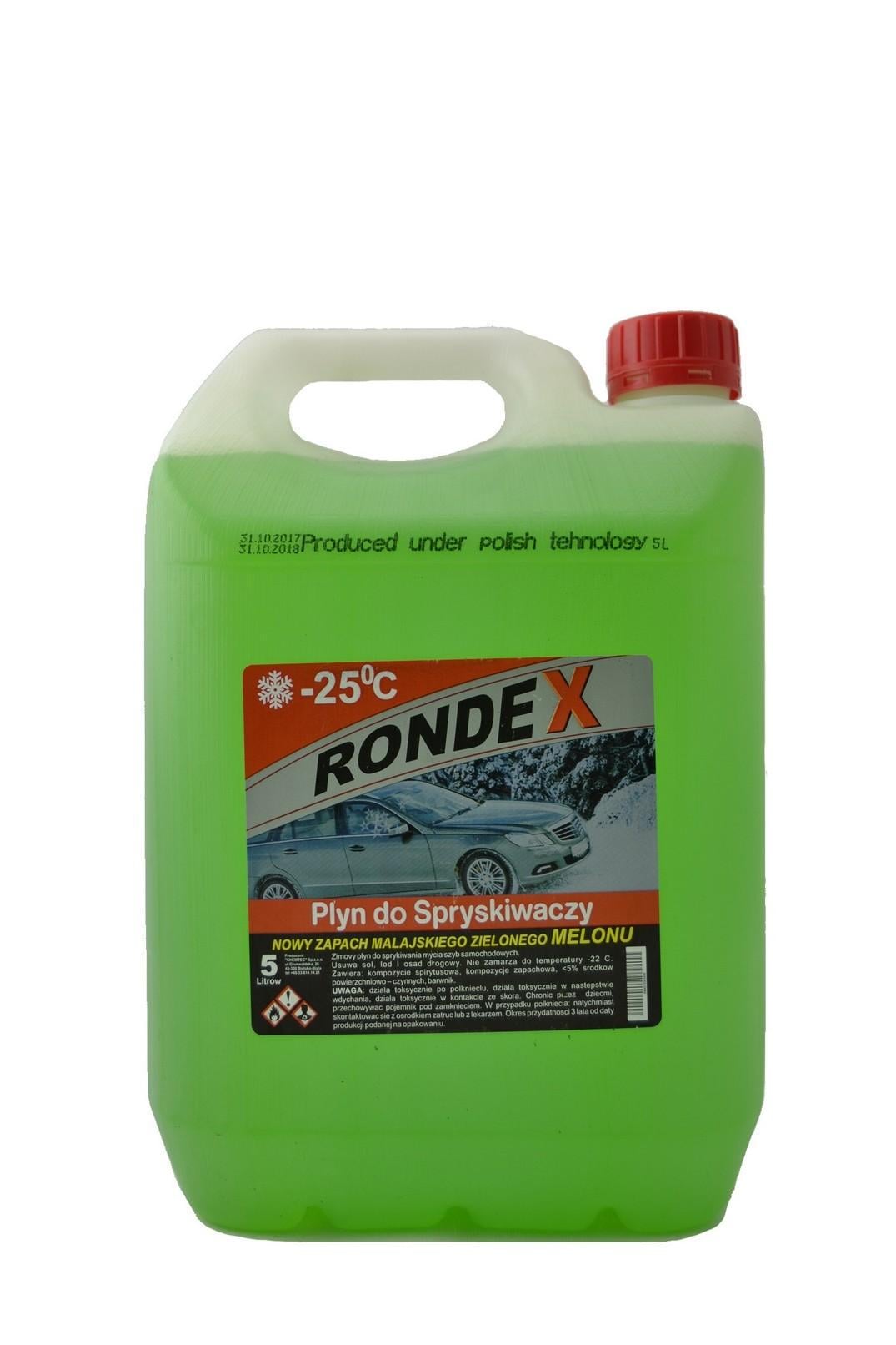 Омыватель стекла зимний RONDEX -25°C Дыня 5 л (28736)