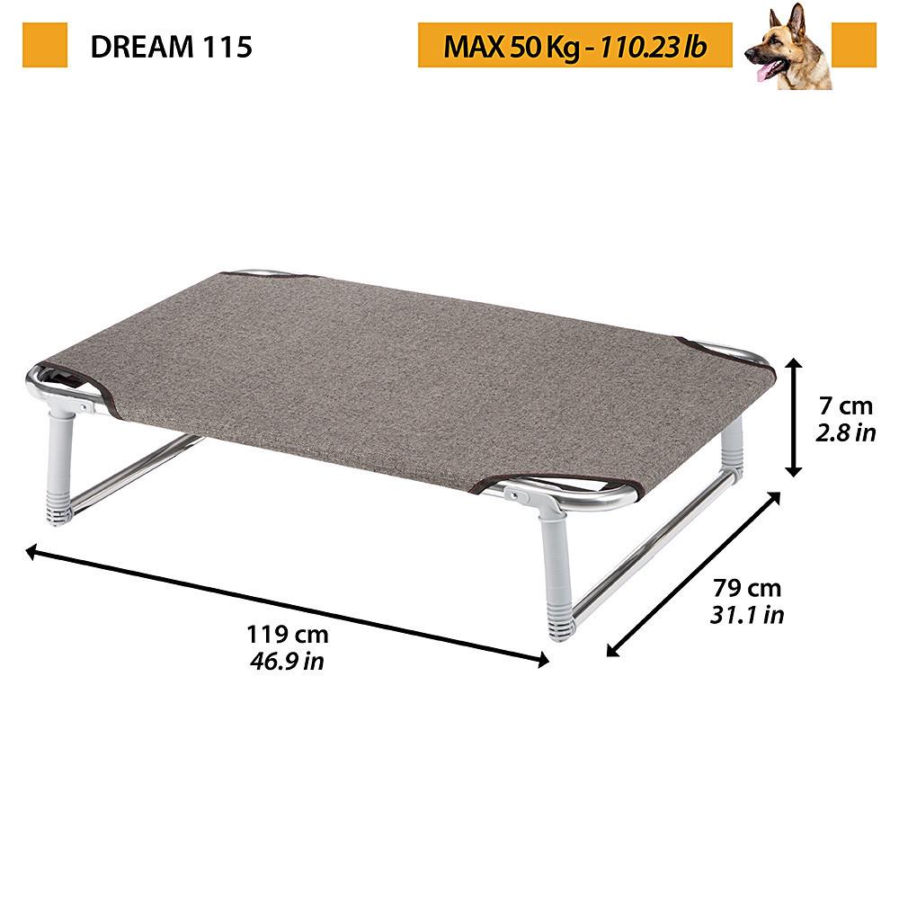 Лежак для собак Ferplast Dream 115 119х79x7 см до 50 кг (70514989) - фото 2 Лежак для собак Ferplast Dream 115 119х79x7 см до 50 кг (70514989) - фото 2