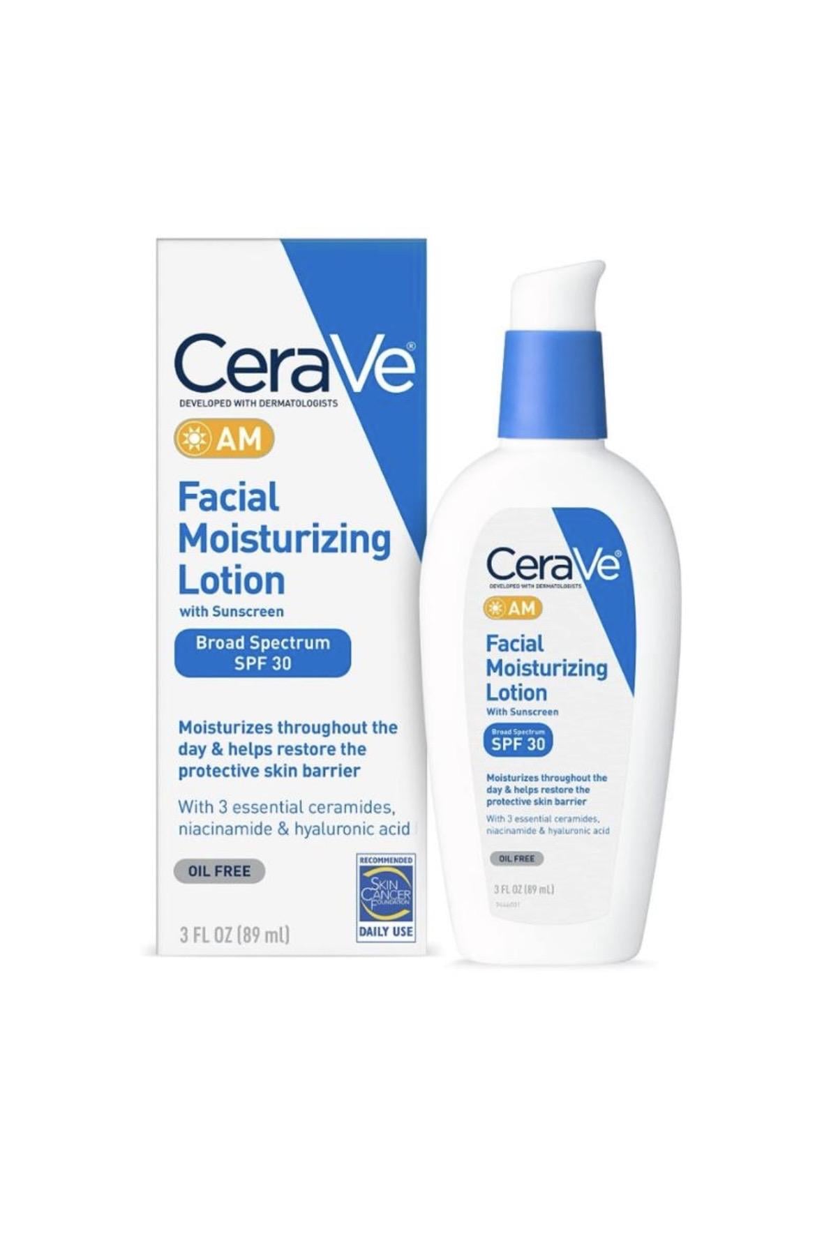 Лосьйон зволожуючий денний для обличчя CeraVe Am Facial Moisturizing Lotion SPF 30 89 мл (36946383) Лосьйон зволожуючий денний для обличчя CeraVe Am Facial Moisturizing Lotion SPF 30 89 мл (36946383)