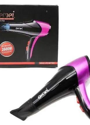 Фен Gemei GM-1766 2600 Вт (opt-13441) - фото 2 Фен Gemei GM-1766 2600 Вт (opt-13441) - фото 2