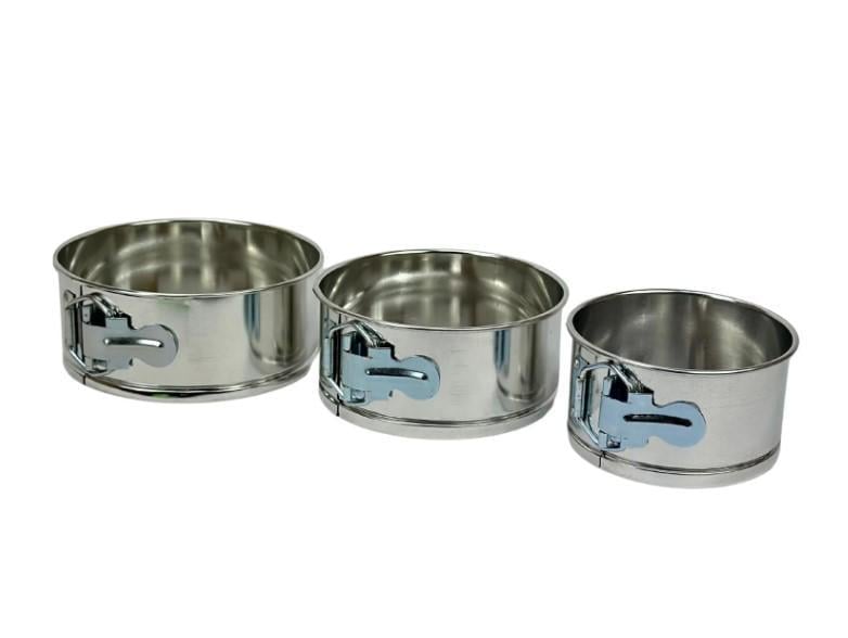 Набір роз'ємних форм для випікання бенто/тортів зі знімним дном 6 см/14,5 см/12 см (8c4d8c90) Набір роз'ємних форм для випікання бенто/тортів зі знімним дном 6 см/14,5 см/12 см (8c4d8c90)