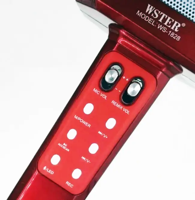 Микрофон-караоке WSTER WS-1828 LED (25580864) - фото 8