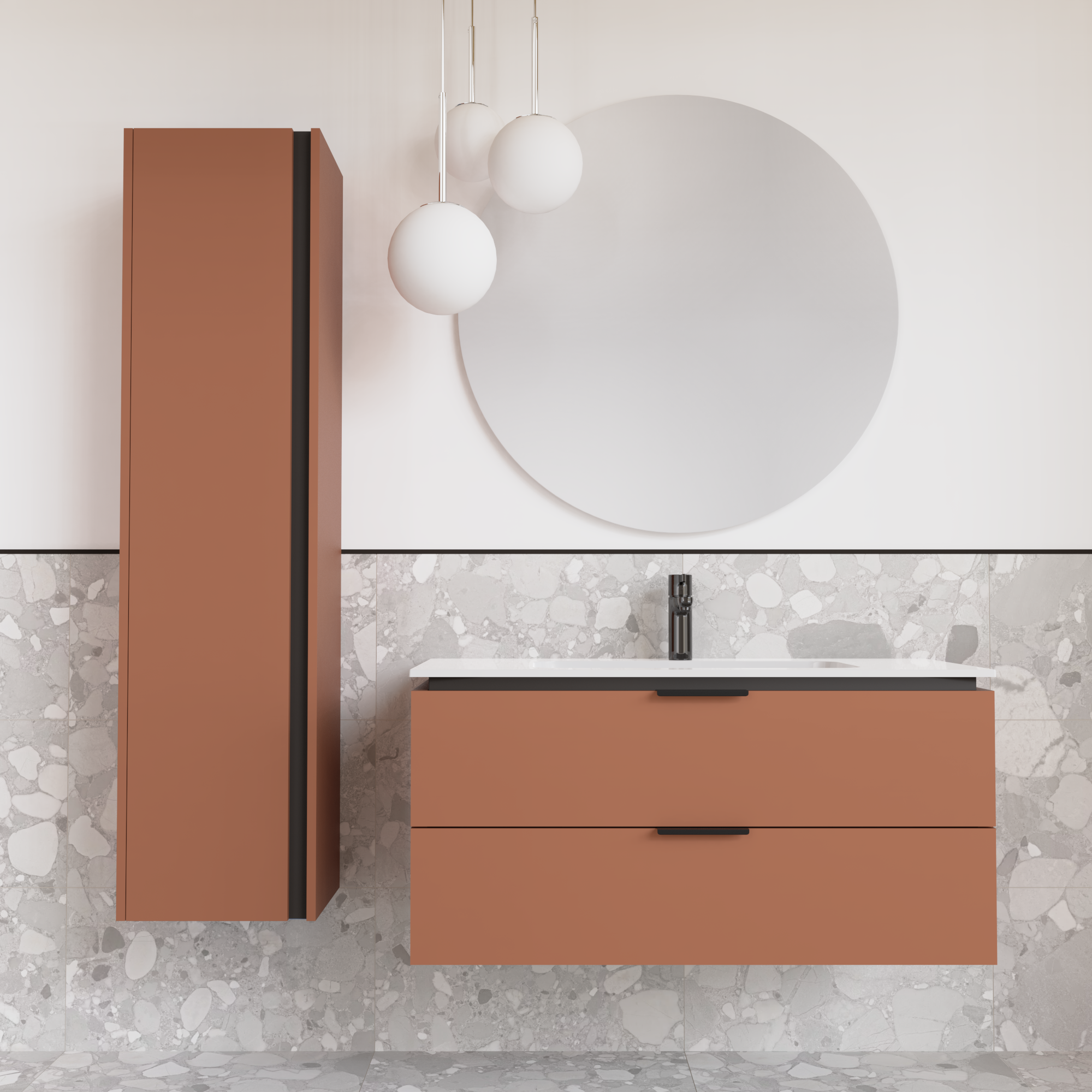 Тумба підвісна з раковиною MVK Vostok Icon 90 В2 900х450х530 мм Сахара (p290skh) - фото 4 Тумба підвісна з раковиною MVK Vostok Icon 90 В2 900х450х530 мм Сахара (p290skh) - фото 4