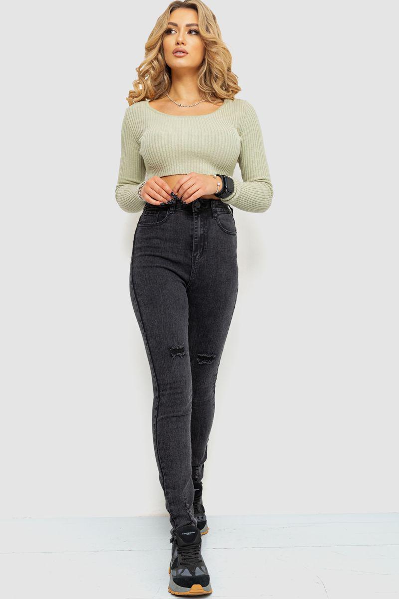 Джинсы женские стрейч Ager 214R1483 р. 28 Темно-серый (65c603cd7c4d011754176bd3) - фото 2