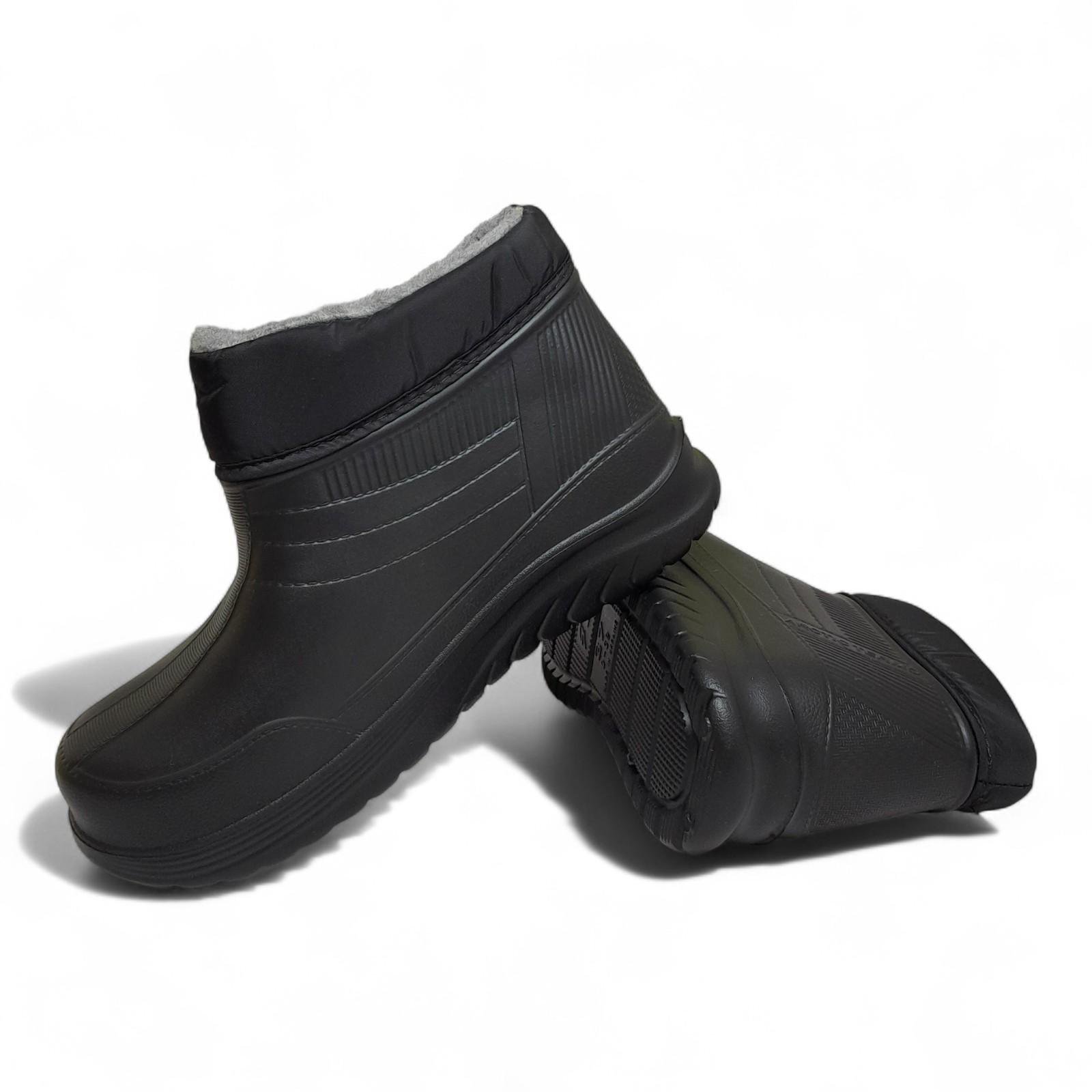 Галоши женские высокие теплые GIPANIS р. 37 23,5 см Черный (2765077773) - фото 6