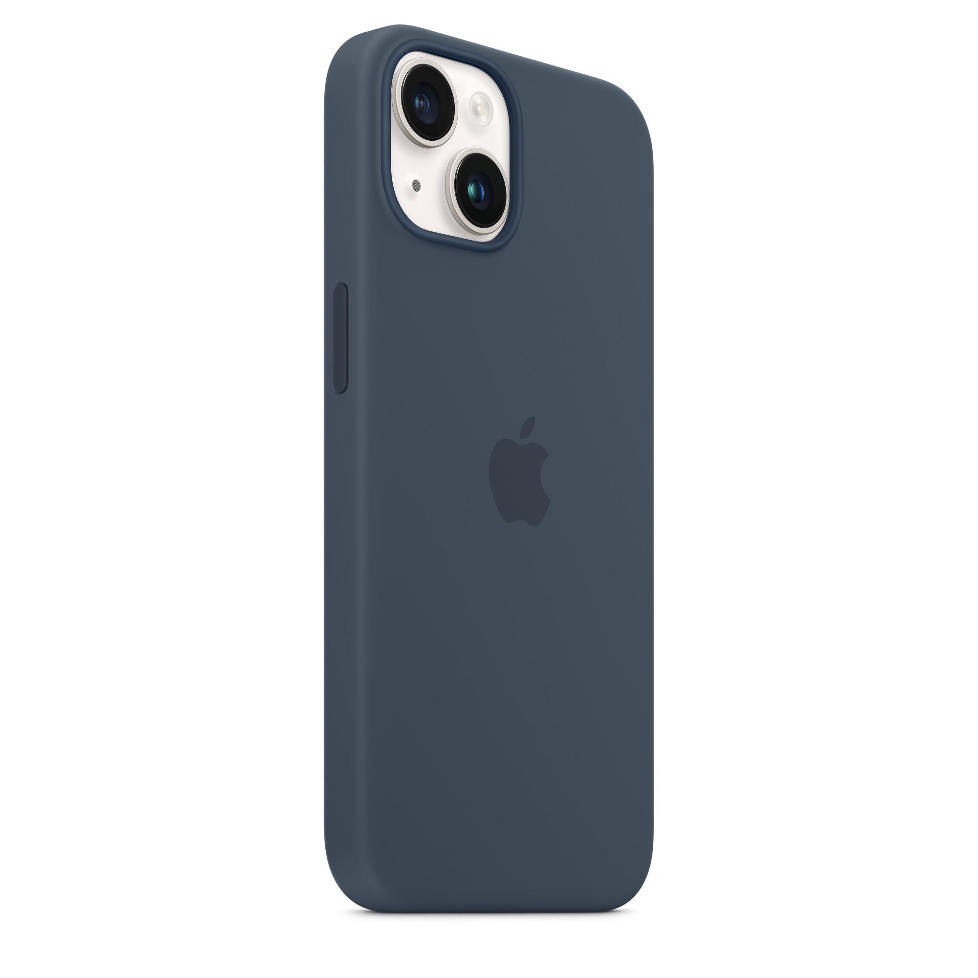 Чохол протиударний силіконовий Silicone Case MPRV3ZE/A MagSafe для Apple Iphone 14 (6.1") Storm Blue - фото 5