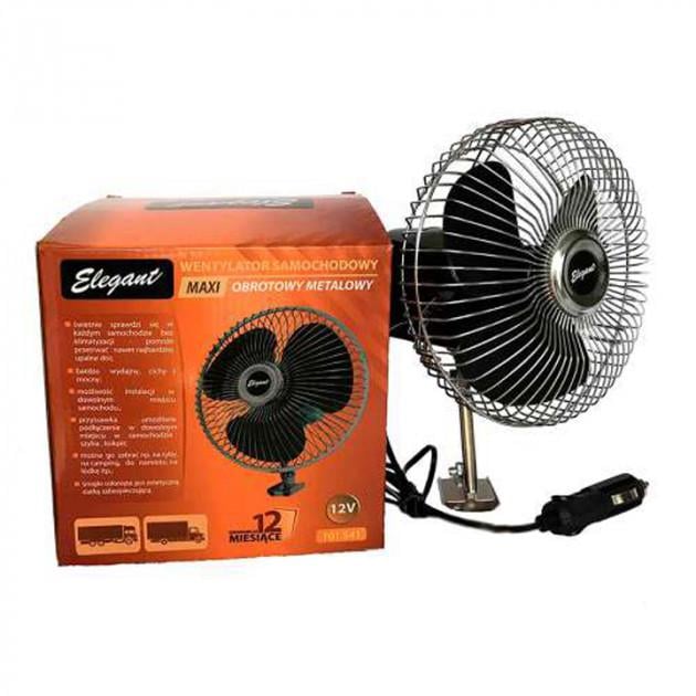 Вентилятор 12V 6" Elegant металева сітка кут повороту 60x/101 541 (272666)