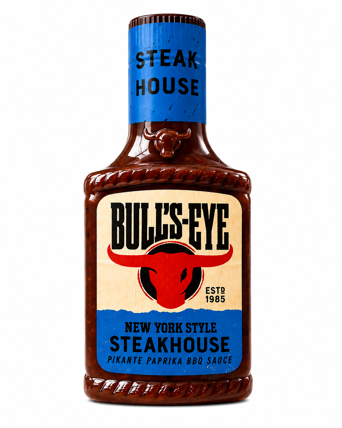 Соус BBQ Bull's-Eye New York Style Steakhouse с пикантной паприкой для гриля и стейков 300 мл
