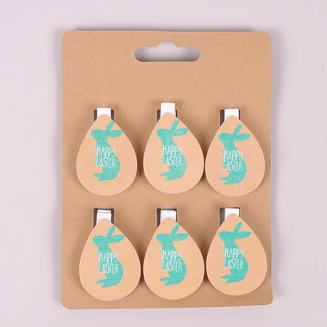 Декор на прищепке Flora Писанка 6 шт. (44159)