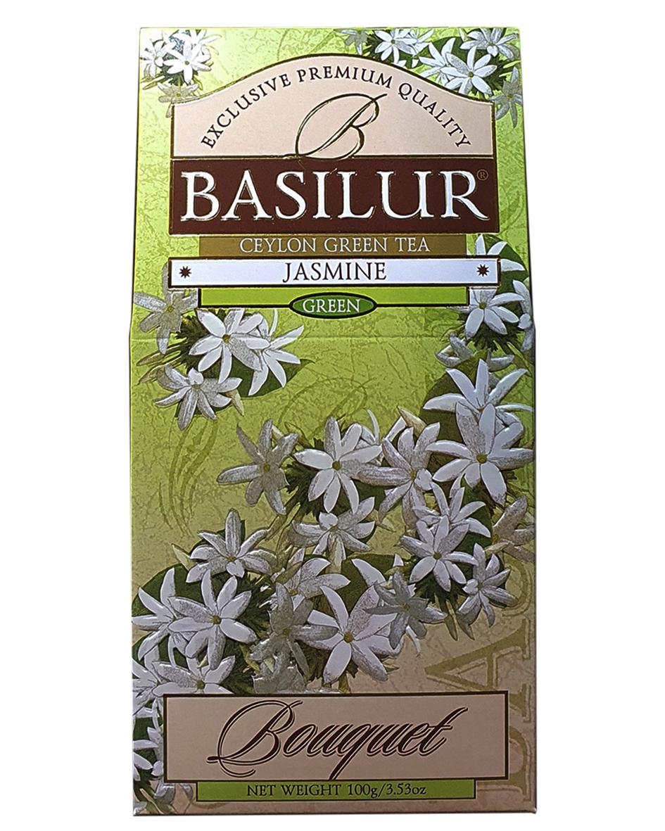 Чай зеленый цейлонский Basilur Букет Жасмин 100 г (56388) - фото 3 Чай зеленый цейлонский Basilur Букет Жасмин 100 г (56388) - фото 3