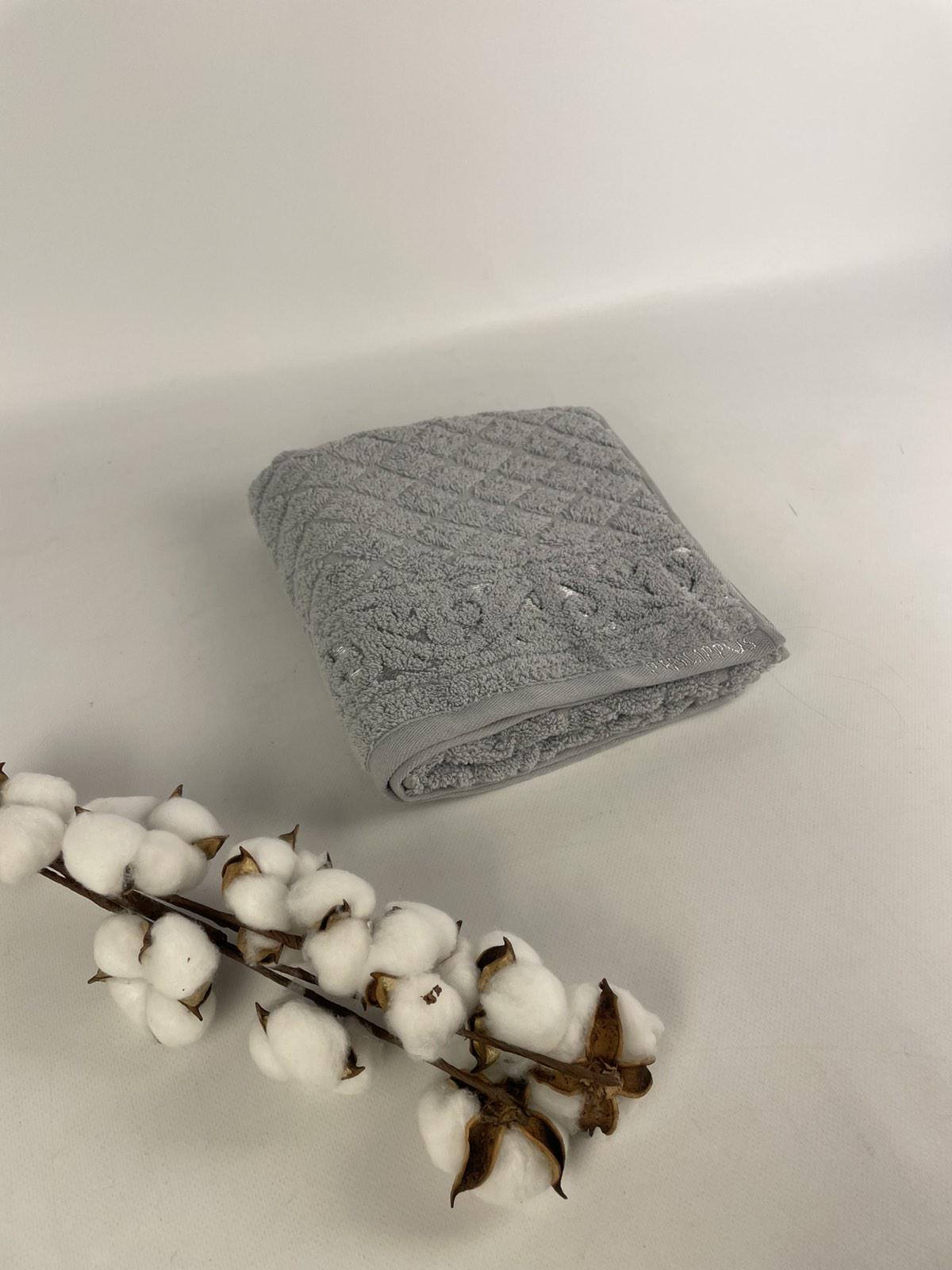 Полотенце Philippus Delux Cotton Ibiza Е963 50х90 см Серый (CN37286)