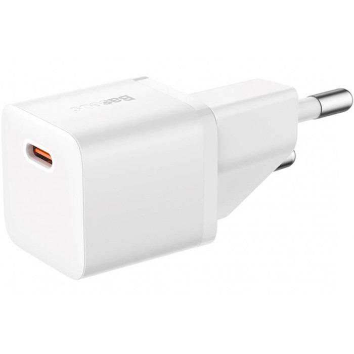 Мережевий зарядний пристрій Baseus GaN5 Fast Charger 1C 20W White - фото 6