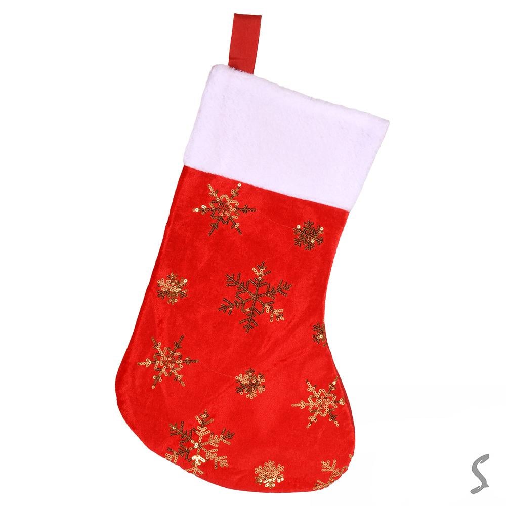 Шкарпетка новорічна HOME для подарунків 18х38 см (R96009)