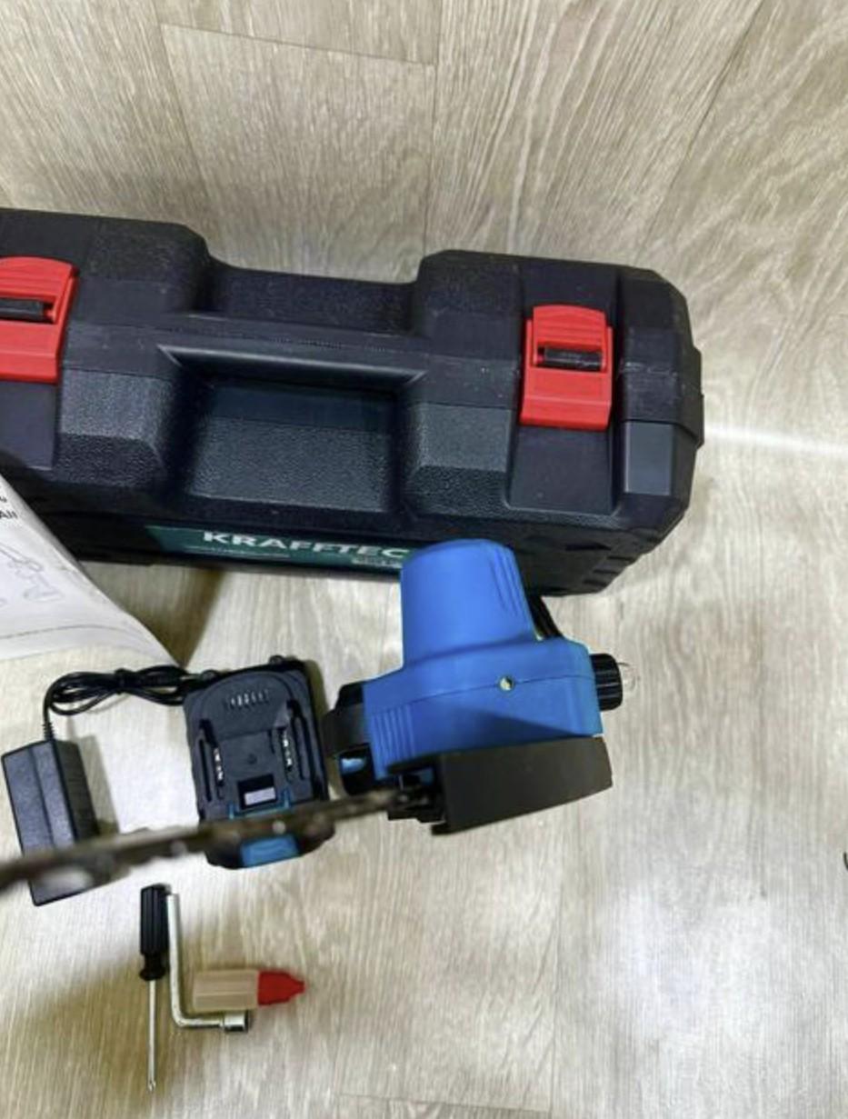 Пила акумуляторна Krafftec 36V 4 Ah 1000 Вт 2 х АКБ (30477274) - фото 5 Пила акумуляторна Krafftec 36V 4 Ah 1000 Вт 2 х АКБ (30477274) - фото 5