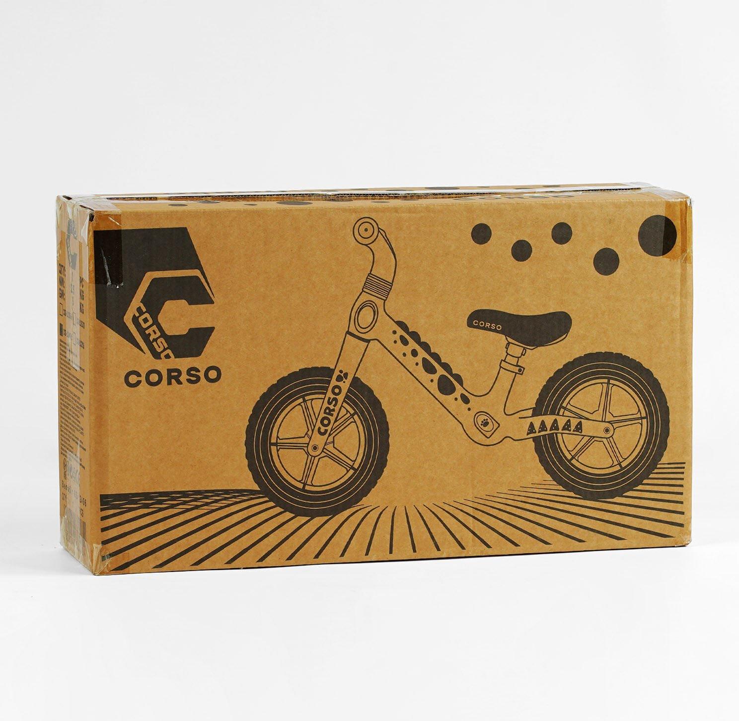 Велобіг біговел Corso нейлонова рама і вилка колеса EVA 12" Бірюзовий (24381476) - фото 4