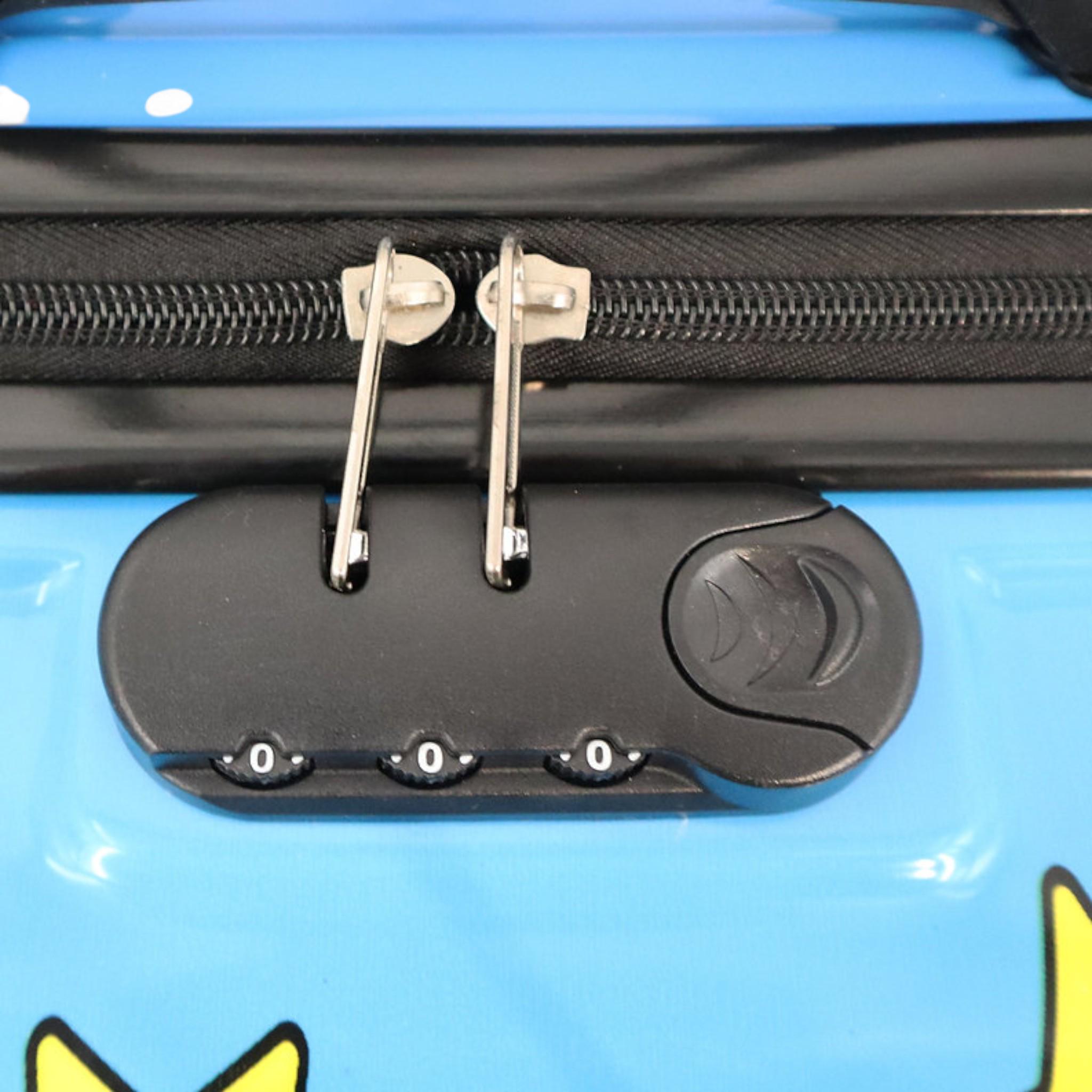 Валіза дитяча H&H Blue Star Bear ABS-пластик на 4 коліщатках з кодовим замком 35 л (S_D-5) - фото 4 Валіза дитяча H&H Blue Star Bear ABS-пластик на 4 коліщатках з кодовим замком 35 л (S_D-5) - фото 4