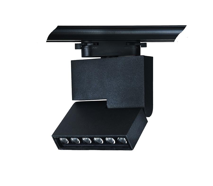 Светильник трековый Levistella 9059917 BK с регулируемым углом света Черный (106-16-LVS2335)