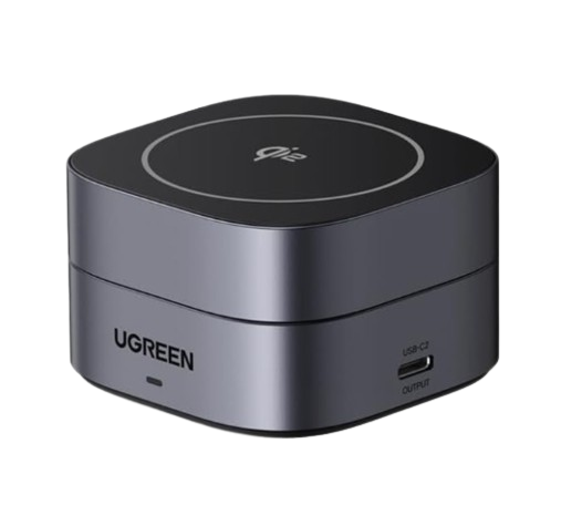 Зарядное устройство для UGREEN 2-in-1 MagSafe 25w Qi2 Magnetic Wireless Charger для iPhone (2250884391)