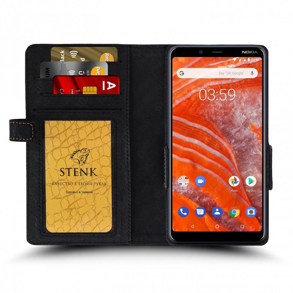 Чехол книжка Stenk Wallet для Nokia 3.1 Plus Черный (62959) Чехол книжка Stenk Wallet для Nokia 3.1 Plus Черный (62959)
