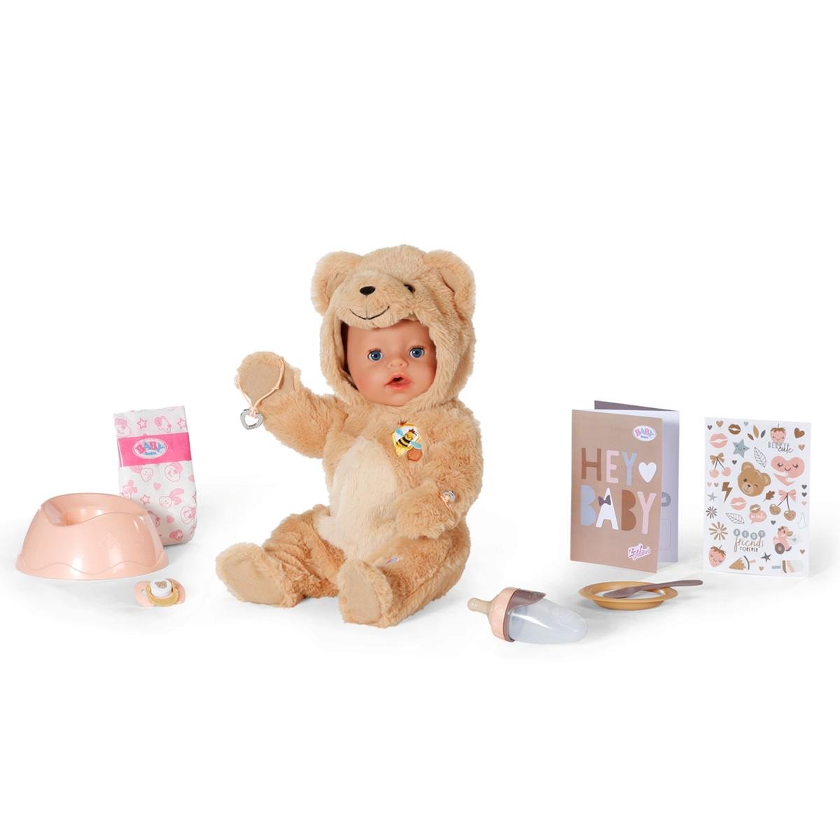 Пупс Baby Born Емма у костюмі Ведмедика 43 см (1255286)