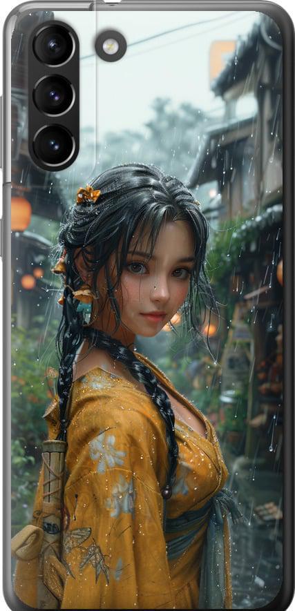Чехол на Samsung Galaxy S21 Plus Anime-girl (6133t-2115-42517)