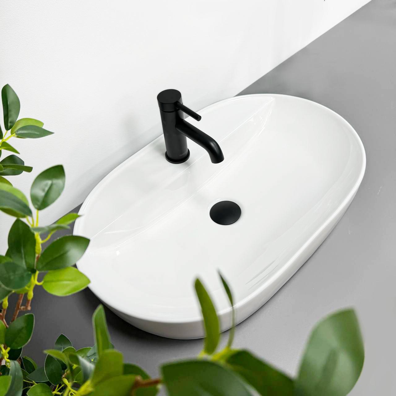 Раковина накладная VBI Terni овальная 410x595 мм Белый глянцевый (RM-VBI-011800)