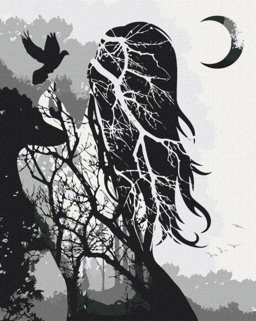 Картина за номерами Ідейка Магія жінки 40х50 см у термопакеті (KHO5028)